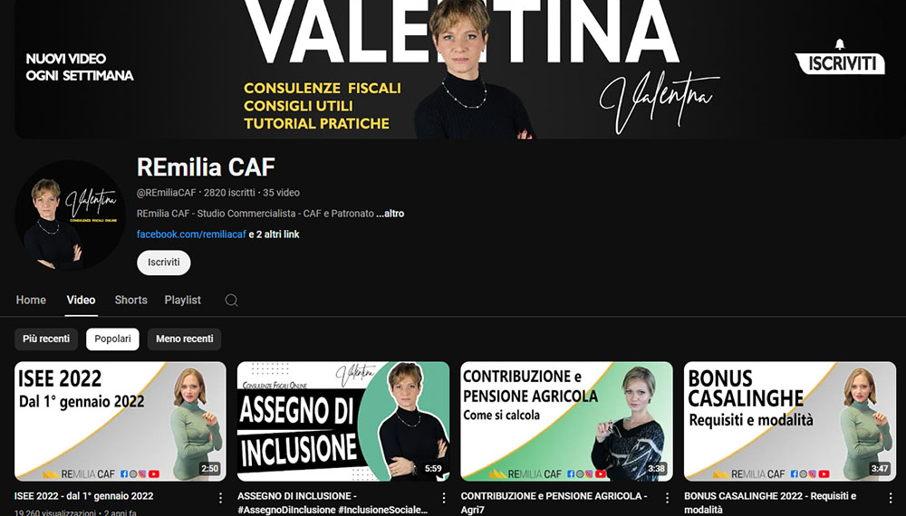 Canali YouTube